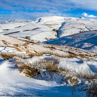 Buy canvas prints of Kinder Scout's western aspect by geoff shoults