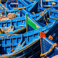 Buy canvas prints of Essaouira blues by geoff shoults