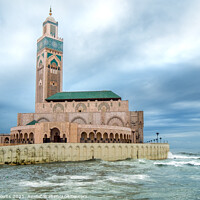 Buy canvas prints of Hassan II Mosque by geoff shoults