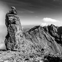 Buy canvas prints of Inaccessible Pinnacle, Skye  by geoff shoults