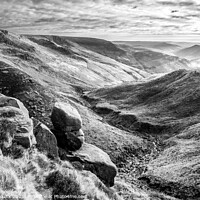 Buy canvas prints of Grindsbrook, monochrome by geoff shoults