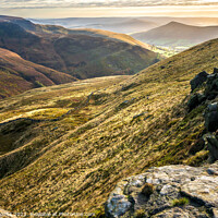 Buy canvas prints of Lose Hill from Kinder by geoff shoults