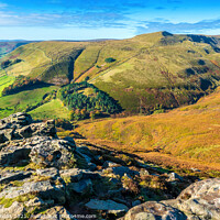Buy canvas prints of Kinder Scout by geoff shoults