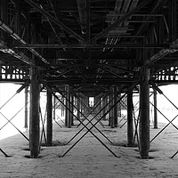 Buy canvas prints of Under The Pier by Adrian Collins