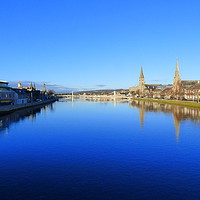 Buy canvas prints of River Ness 3 by christopher griffiths