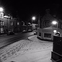 Buy canvas prints of Snowy Street View by christopher griffiths