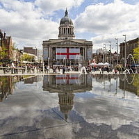 Buy canvas prints of St George's Day in Nottingham by Steve Haseldine