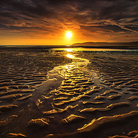 Buy canvas prints of Beach sunrise by Paul Bullen