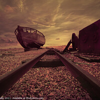 Buy canvas prints of Dungeness Wreck by Danny Wallis