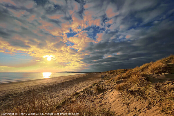 Camber Sands: A Dramatic Sunset Picture Board by Danny Wallis
