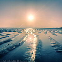 Buy canvas prints of Sand Grooves at Camber Sands by Danny Wallis