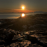 Buy canvas prints of Iceland: Sunset in Thingvellir National Park by Danny Wallis