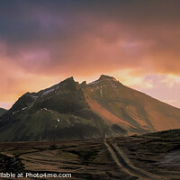Buy canvas prints of Stunning Mountain View in Iceland by Danny Wallis
