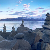 Buy canvas prints of Icelandic Cairns by Danny Wallis
