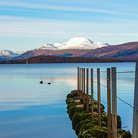 Buy canvas prints of Winter on Loch Lomond by Mark McGillivray