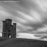 Buy canvas prints of Paxton's Tower in Black & White by Gary Parker