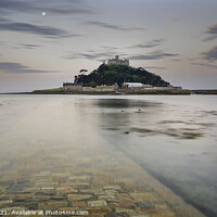 Buy canvas prints of St. Michael's Mount, at sunrise by Gary Parker