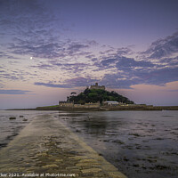 Buy canvas prints of St. Michael's Mount, at sunrise by Gary Parker