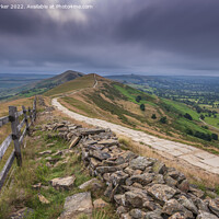Buy canvas prints of Mam Tor Long Exposure by Gary Parker