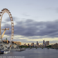 Buy canvas prints of The London Eye by Gary Parker