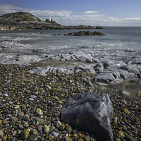 Buy canvas prints of Bracelet Bay, Mumbles, south Wales by Gary Parker