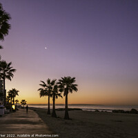 Buy canvas prints of Dawn on Coronado Beach, San Diego by Gary Parker