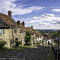 Buy canvas prints of Gold Hill view, Dorset by Gary Parker