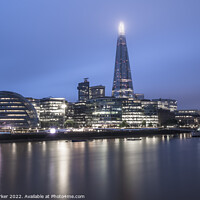 Buy canvas prints of London Skyline at Night by Gary Parker