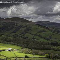 Buy canvas prints of Sunbeam on the Welsh Countryside by Gary Parker