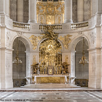 Buy canvas prints of Chapel in Versailles Palace, Paris, France by Gary Parker