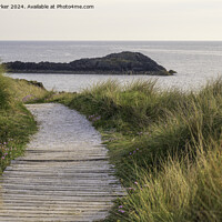 Buy canvas prints of Path to ynys llanddwyn, Angelsey, north Wales by Gary Parker