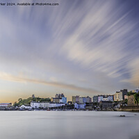 Buy canvas prints of Tenby Beach Sunrise by Gary Parker
