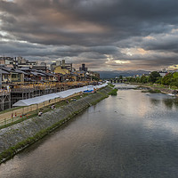 Buy canvas prints of Kyoto River in the Summer Time by Gary Parker
