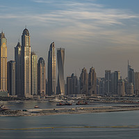 Buy canvas prints of Dubai Marina Skyline by Gary Parker