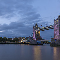 Buy canvas prints of Tower Bridge, London, at sunset by Gary Parker