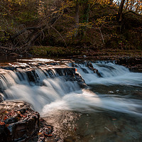 Buy canvas prints of Waterfall in the Brecon Beacons national park by Gary Parker