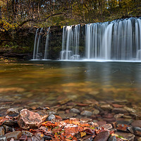 Buy canvas prints of Waterfall in the Autumn by Gary Parker