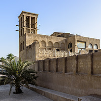 Buy canvas prints of Old buildings in the Bastakia quarter, Dubai  by Gary Parker