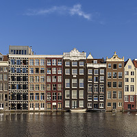 Buy canvas prints of Gingerbread Houses, Amsterdam by Gary Parker