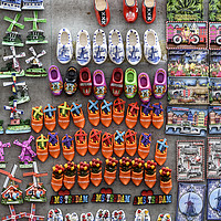 Buy canvas prints of multiple, colorful fridge magnets from Amsterdam by Gary Parker