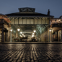 Buy canvas prints of Covent Garden by night by Gary Parker
