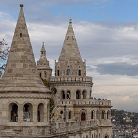 Buy canvas prints of Fisherman's Bastion in Budapest by Gary Parker