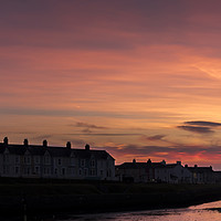 Buy canvas prints of Aberaeron sunset by Gary Parker