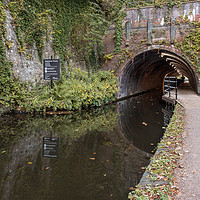 Buy canvas prints of The Edgbaston Tunnel, Worcester Birmingham canal by Gary Parker