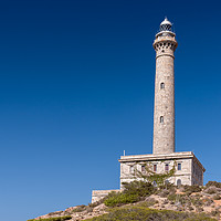 Buy canvas prints of Cabo de Palos lighthouse, in Murcia, Spain by Gary Parker