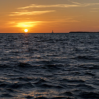 Buy canvas prints of Beautiful sunset in Key Largo, Florida keys, USA.	 by Gary Parker