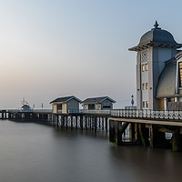 Buy canvas prints of The victorian architecture of Penarth Pier Cardiff by Gary Parker