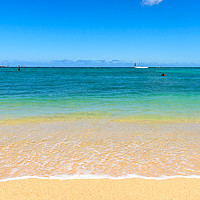 Buy canvas prints of Colourful shore of an Hawaiian beach by Gary Parker
