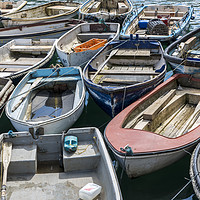 Buy canvas prints of Colorful rowing boats  by Gary Parker