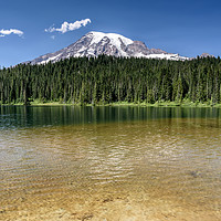 Buy canvas prints of Mount Rainier, Washington State. by Gary Parker